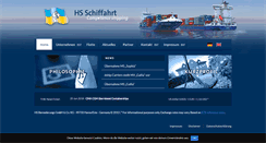 Desktop Screenshot of hs-schiffahrt.de